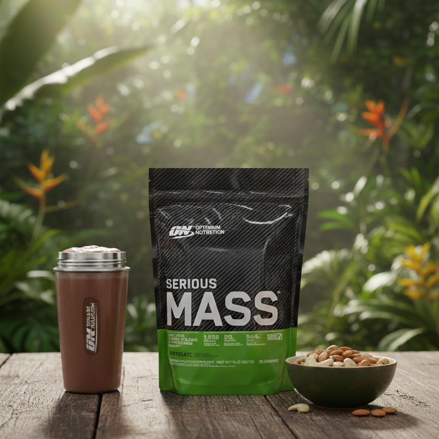 Optimum Nutrition Serious Ultimate Mass Gainer Chocolate 2lbs | High-Calorie Weight Gainer Protein Powder for Muscle Growth & Strength - Image 4