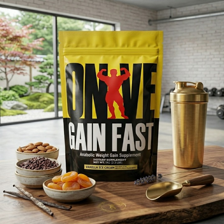 Universal Nutrition Gain Fast Ultimate Anabolic Weight Gain Supplement 1kg Vanilla | Muscle Growth & Mass Gainer Formula - Image 4