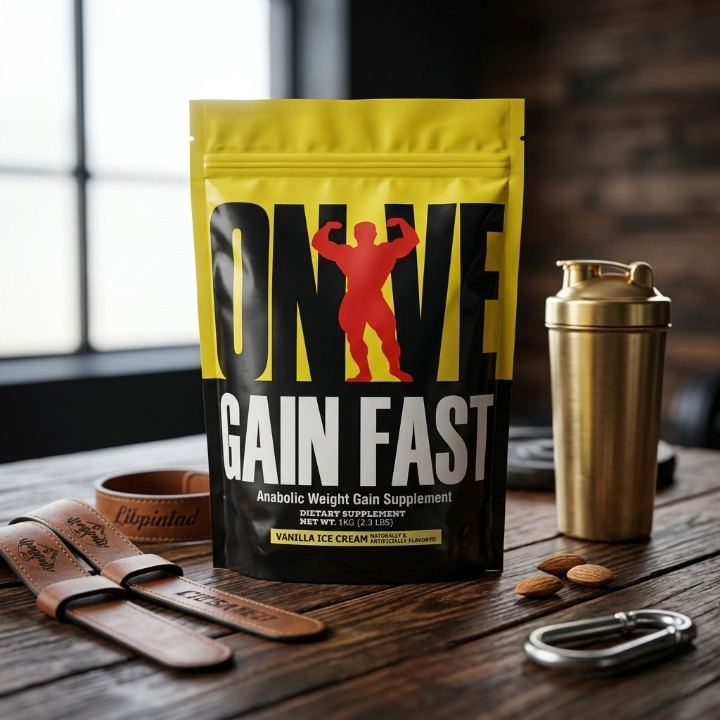 Universal Nutrition Gain Fast Ultimate Anabolic Weight Gain Supplement 1kg Vanilla | Muscle Growth & Mass Gainer Formula - Image 5