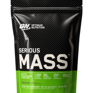 Optimum Nutrition Serious Ultimate Mass Gainer Chocolate 2lbs | High-Calorie Weight Gainer Protein Powder for Muscle Growth & Strength
