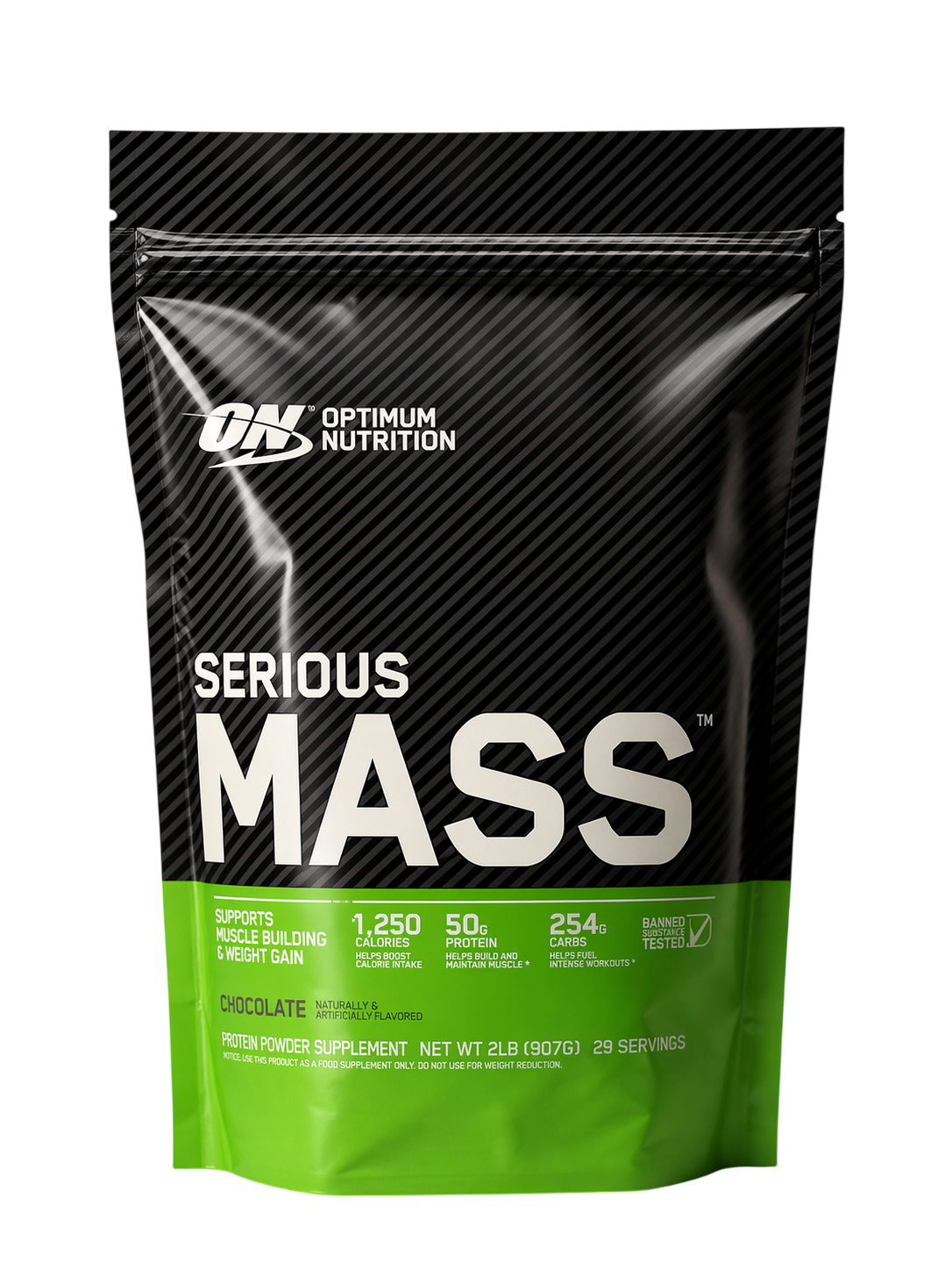 Optimum Nutrition Serious Ultimate Mass Gainer Chocolate 2lbs | High-Calorie Weight Gainer Protein Powder for Muscle Growth & Strength