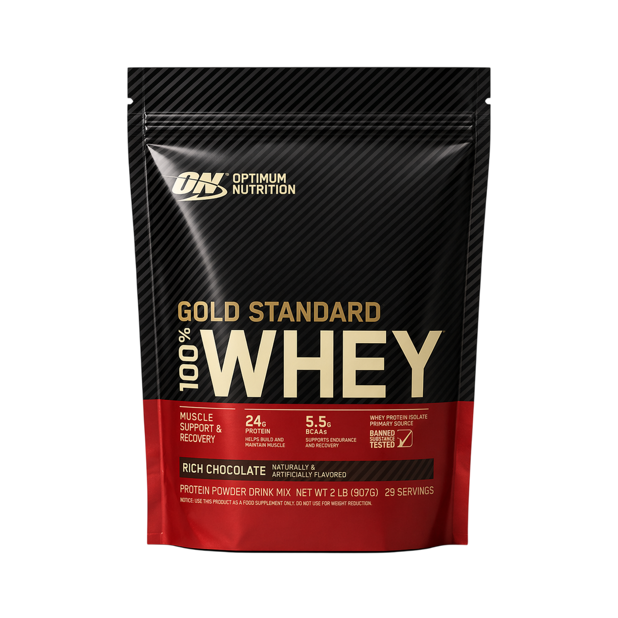 Optimum Nutrition Gold Standard Ultimate Whey Protein Powder Chocolate 1kg (2lbs) | Muscle Gain, Strength & Recovery Formula