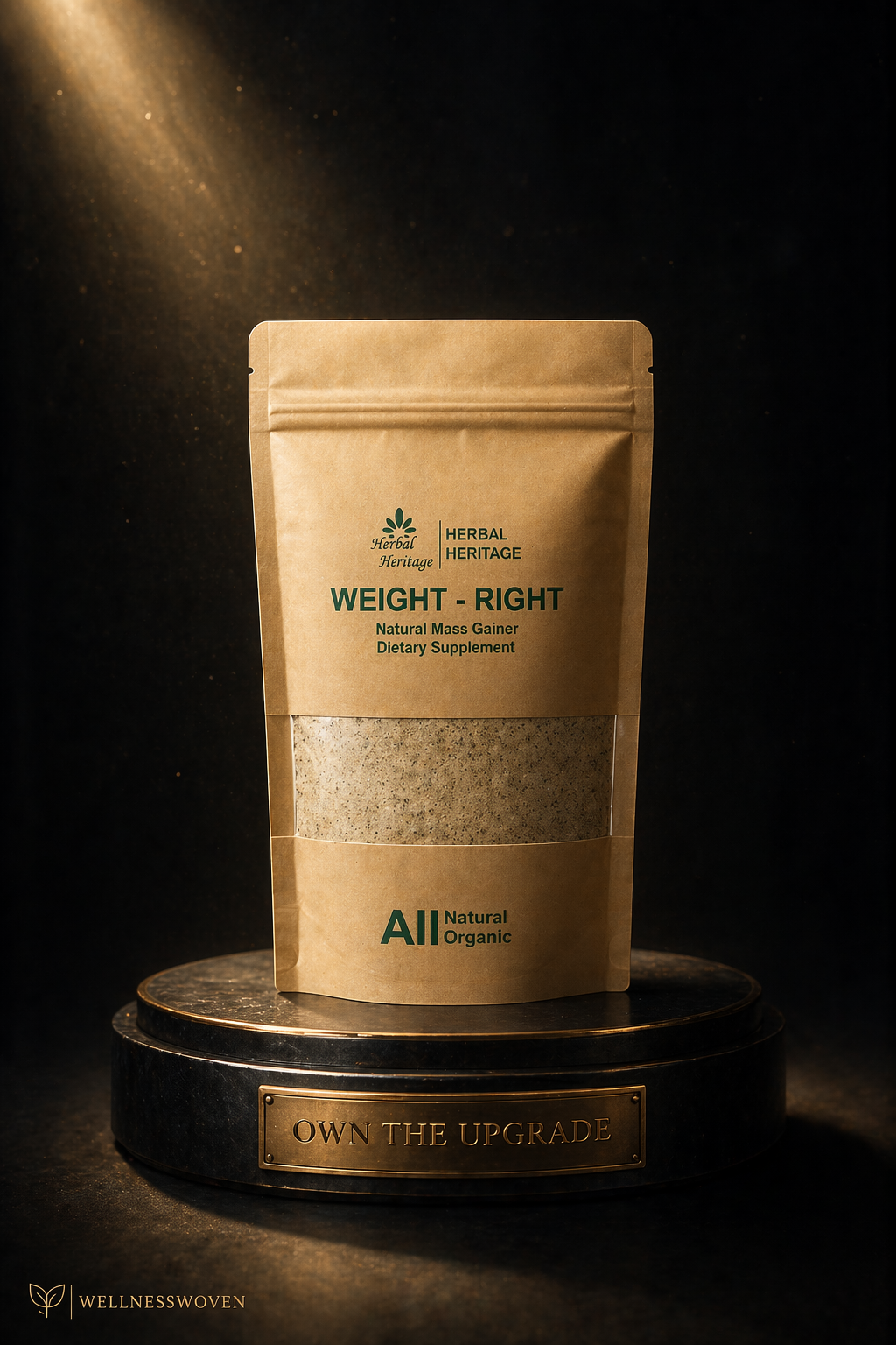 Weight-Right Natural Mass Gainer by Herbal Heritage – Herbal Weight Gain Supplement for Fast & Healthy Body Mass Increase - Image 4