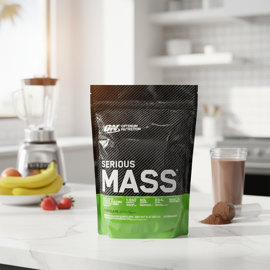 Optimum Nutrition Serious Ultimate Mass Gainer Chocolate 2lbs | High-Calorie Weight Gainer Protein Powder for Muscle Growth & Strength - Image 3